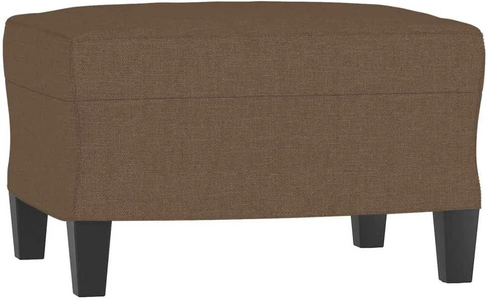 Sofa Sofos komplektas su pagalvėmis, 3 dalių, rudas, audinys