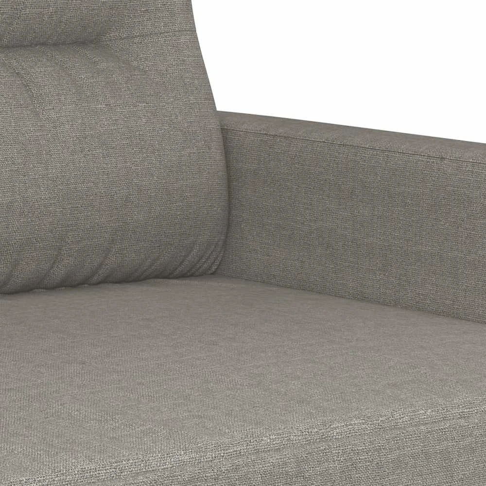 Sofa Sofos komplektas su pagalvėmis, 3 dalių, taupe, audinys