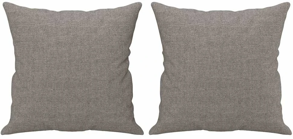 Sofa Sofos komplektas su pagalvėmis, 3 dalių, taupe, audinys