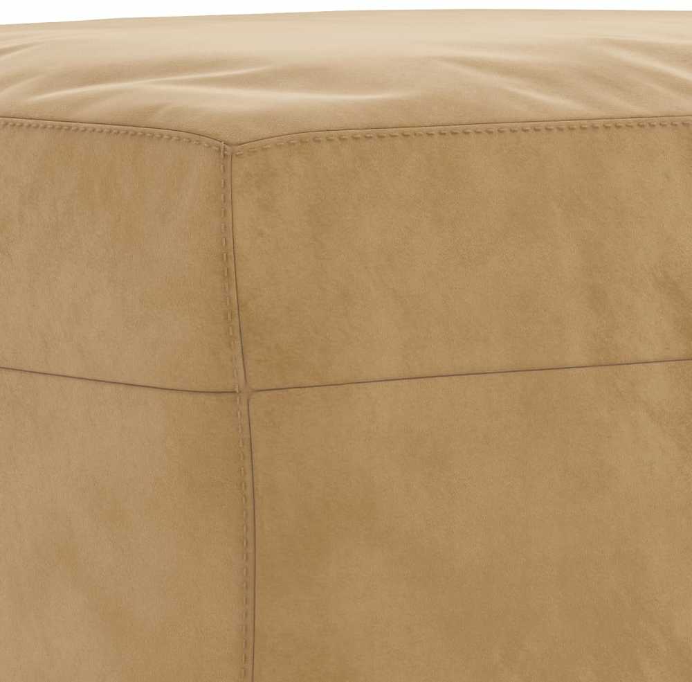 Sofa Sofos komplektas su pagalvėmis, 3 dalių, rudas, aksomas