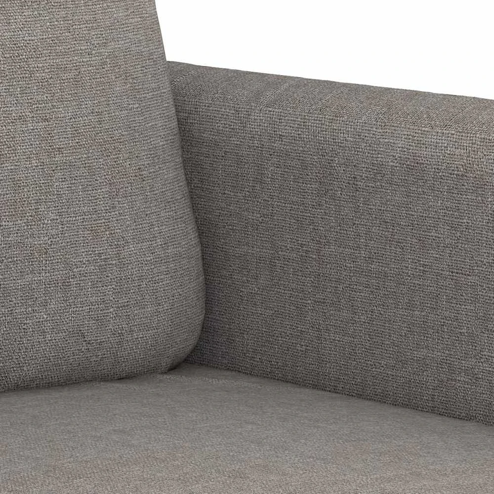 Sofa Sofos komplektas su pagalvėmis, 3 dalių, taupe, audinys