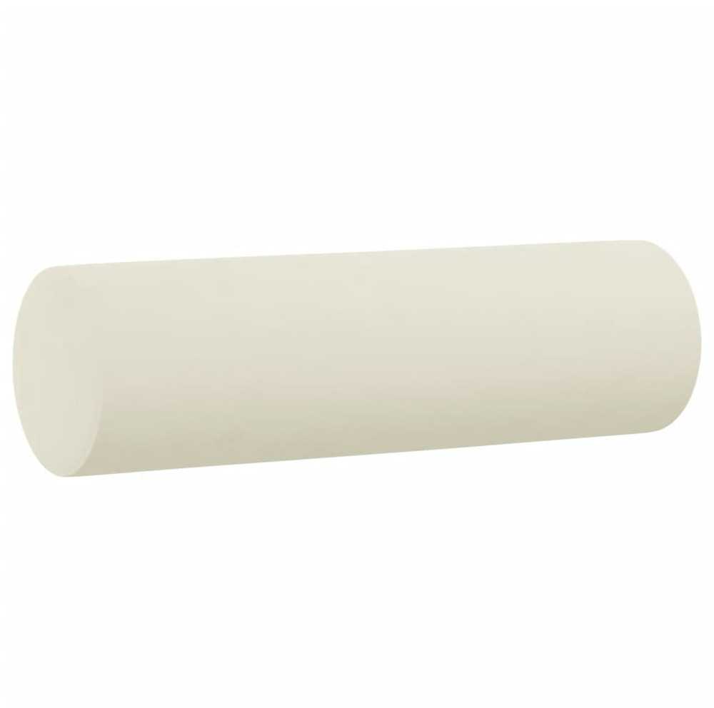 Sofa Sofos komplektas su pagalvėmis, 3 dalių, kreminis, aksomas
