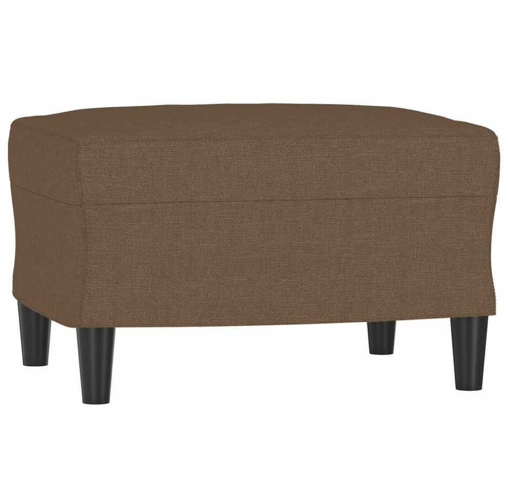 Sofa Sofos komplektas su pagalvėmis, 4 dalių, rudas, audinys