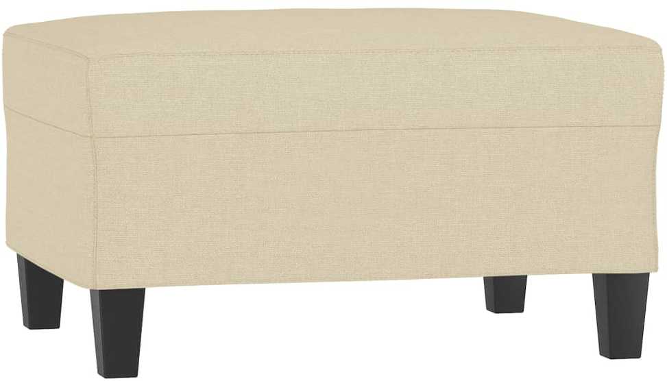 Sofa Sofos komplektas su pagalvėmis, 4 dalių, kreminis, audinys