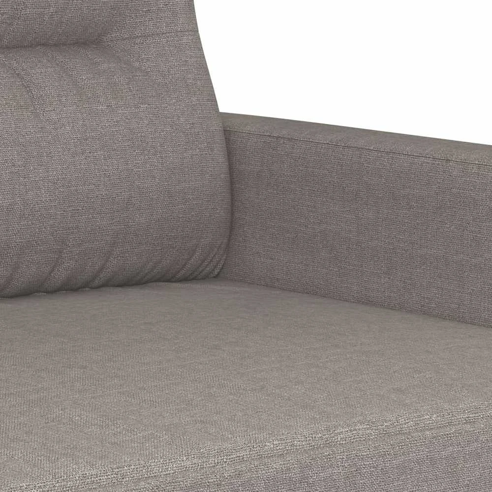 Sofa Sofos komplektas su pagalvėmis, 4 dalių, taupe, audinys