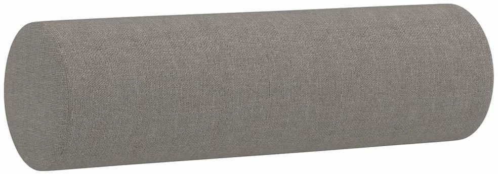 Sofa Sofos komplektas su pagalvėmis, 4 dalių, taupe, audinys