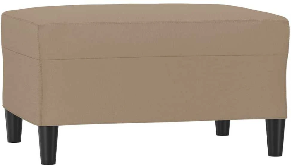 Sofa Sofos komplektas su pagalvėmis, 4 dalių, kapučino, dirbtinė oda