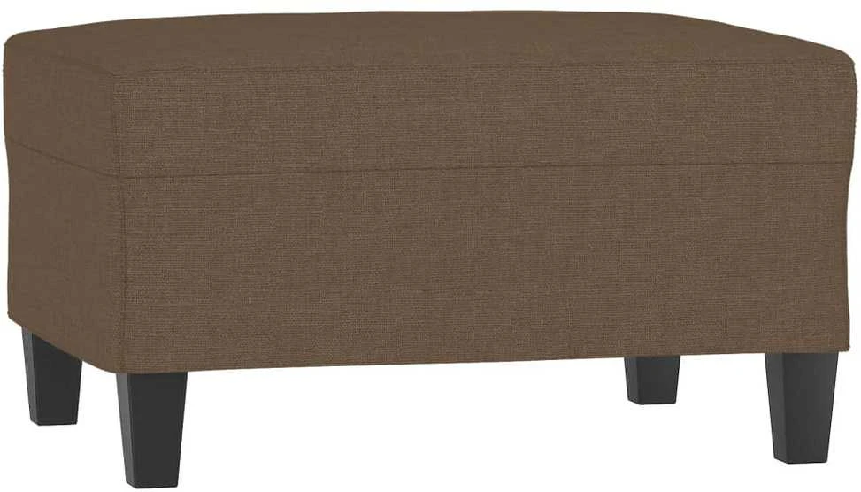 Sofa Sofos komplektas su pagalvėmis, 4 dalių, rudas, audinys