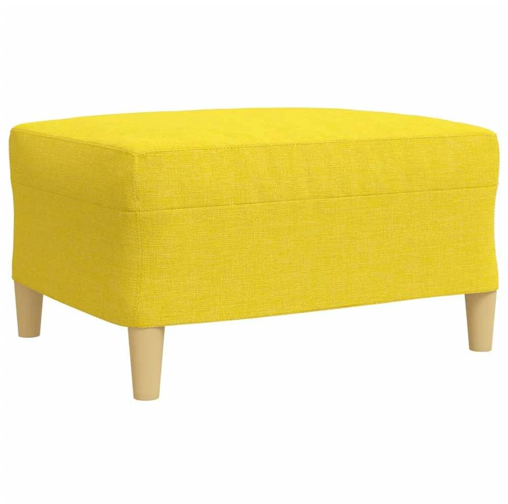 Sofa Sofos komplektas su pagalvėmis/pakoja, 3 dalių, geltonas