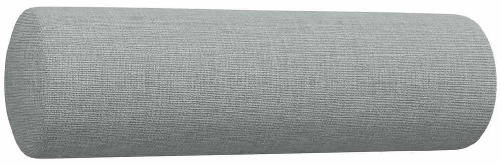 Sofa Sofos komplektas su pagalvėmis/pakoja, 3 dalių, taupe, audinys