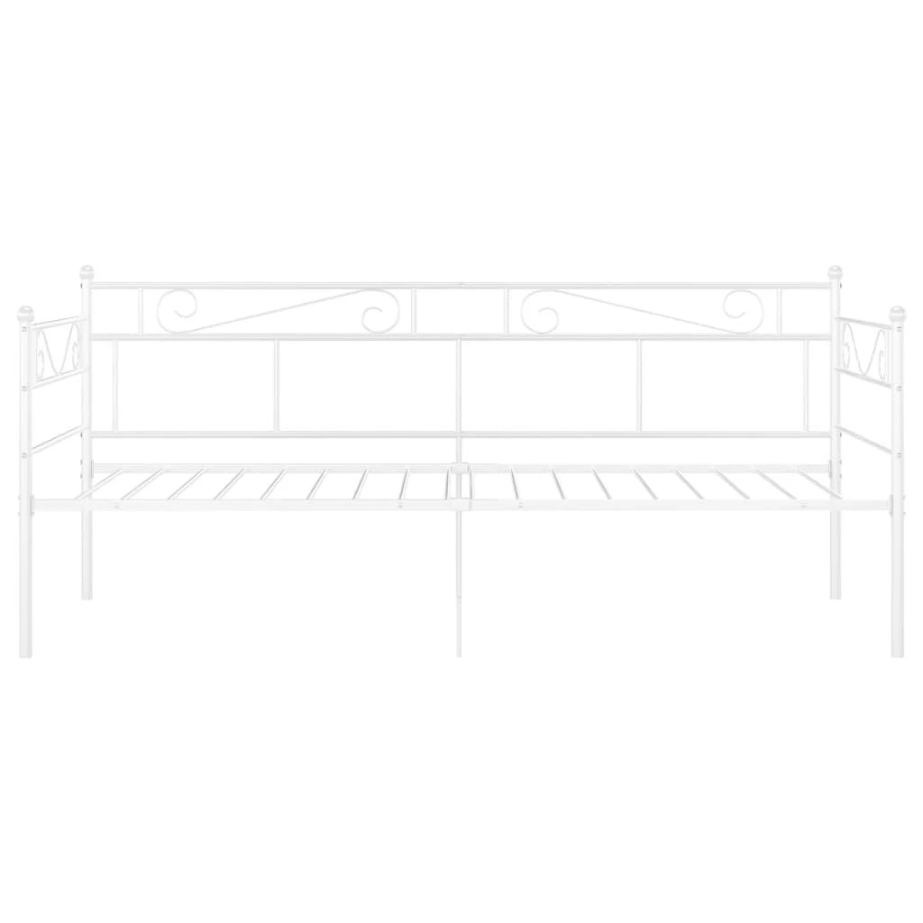 Sofos-lovos rėmas, baltos spalvos, 90x200cm, metalas