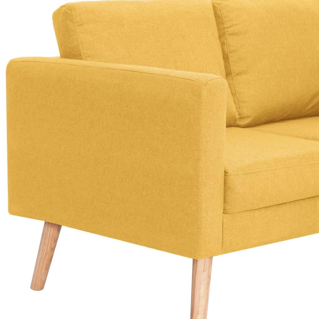 Sofa Sofų komplektas, 2d., geltonas, audinys