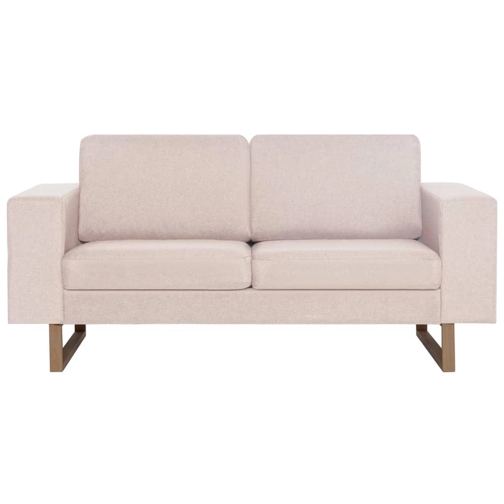 Sofa Sofų komplektas, 2d., kreminės sp., audinys
