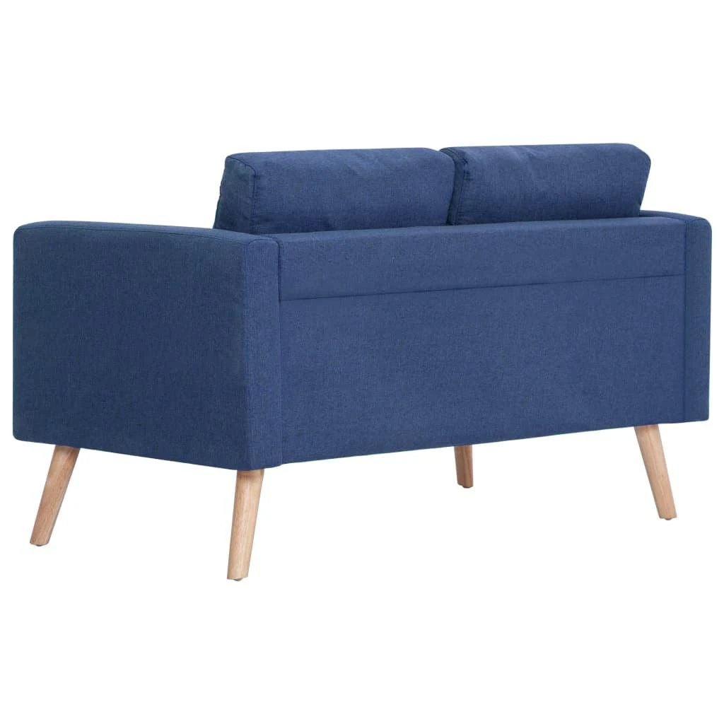 Sofa Sofų komplektas, 2d., mėlynas, audinys