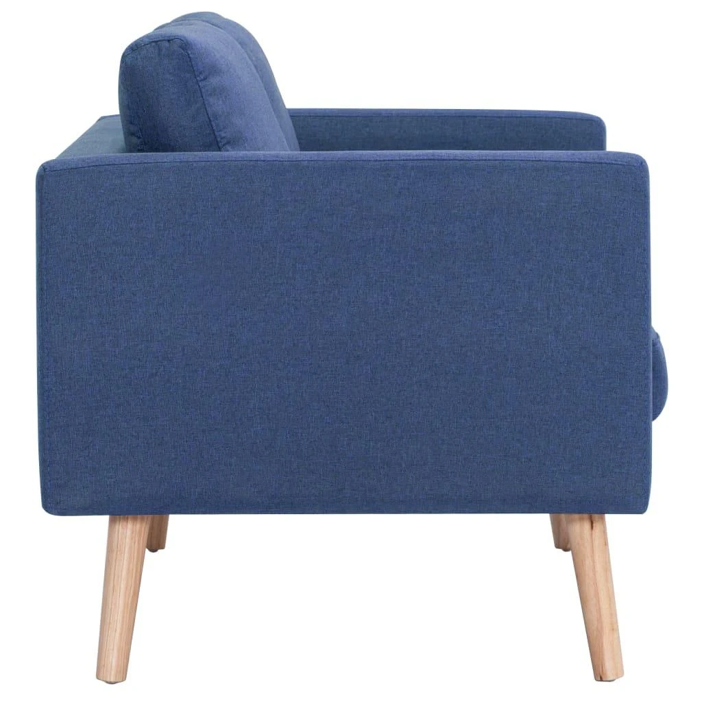 Sofa Sofų komplektas, 2d., mėlynas, audinys