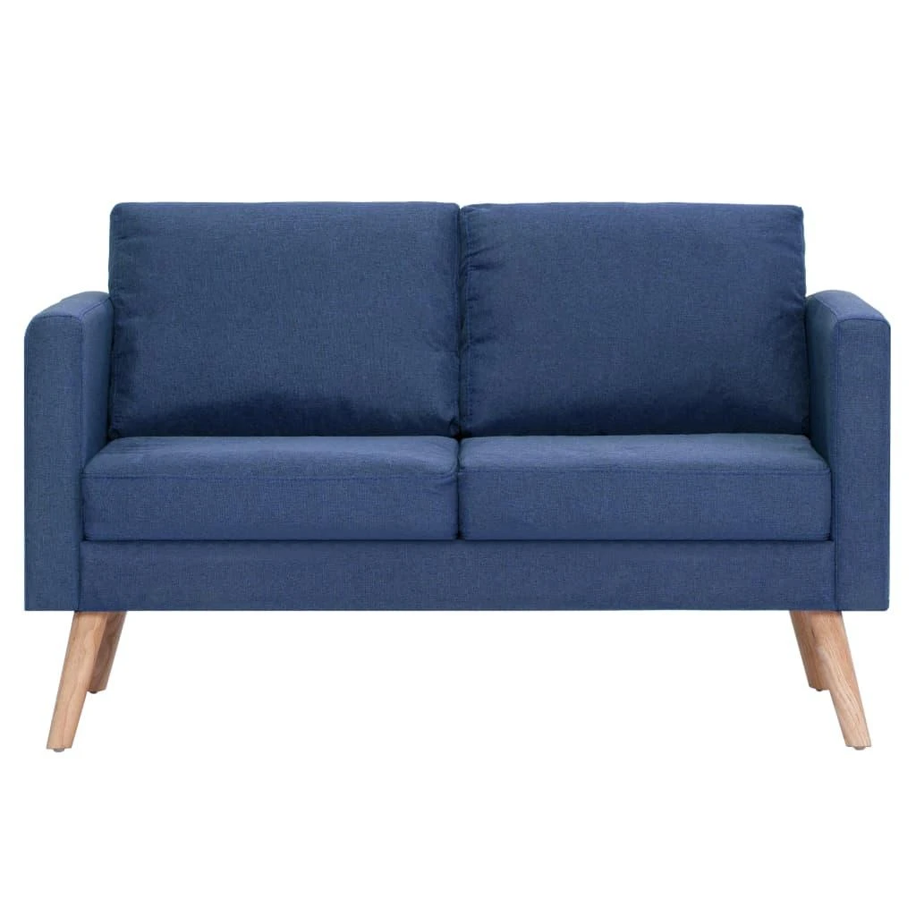 Sofa Sofų komplektas, 2d., mėlynas, audinys