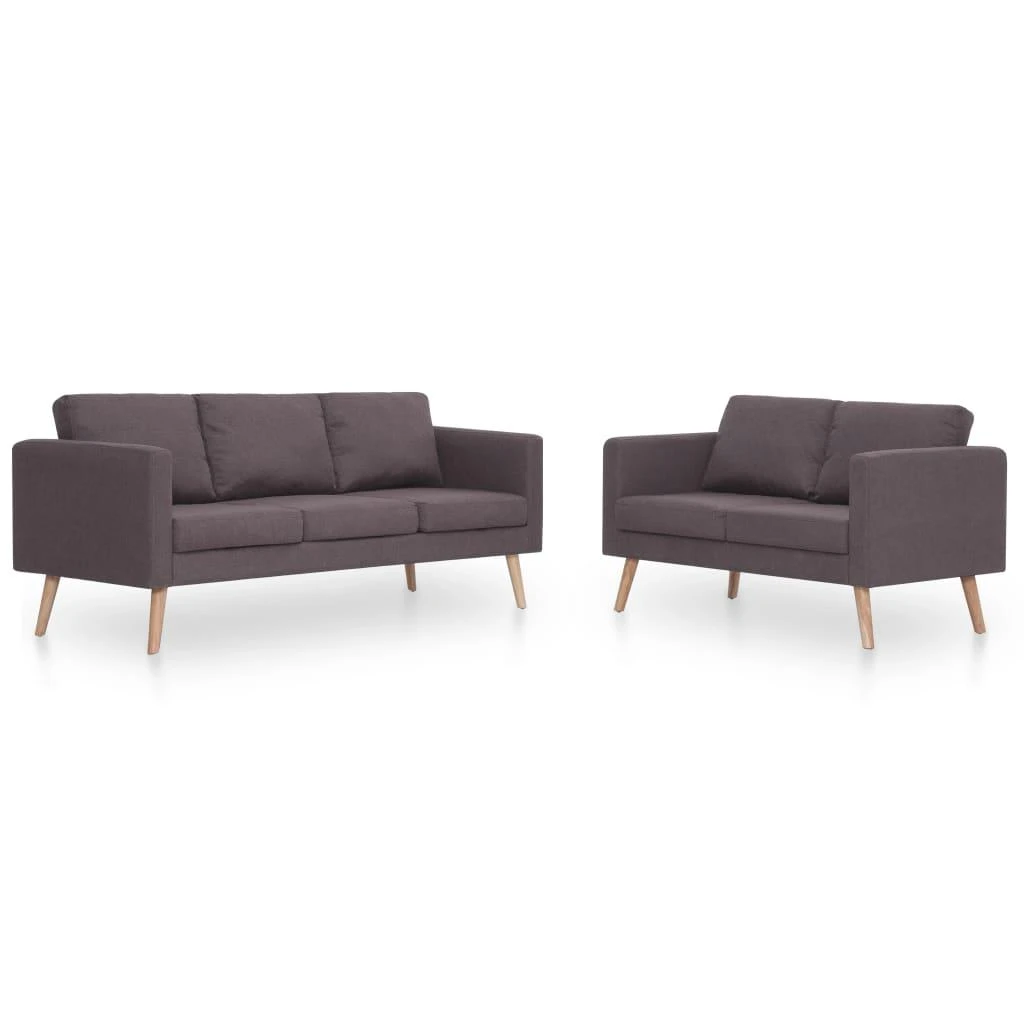 Sofa Sofų komplektas, 2d., taupe sp., audinys