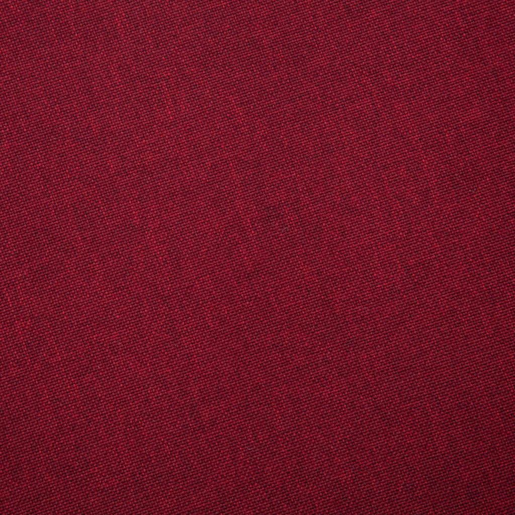 Sofa Sofų komplektas, 2d., vyno raud. sp., audinys