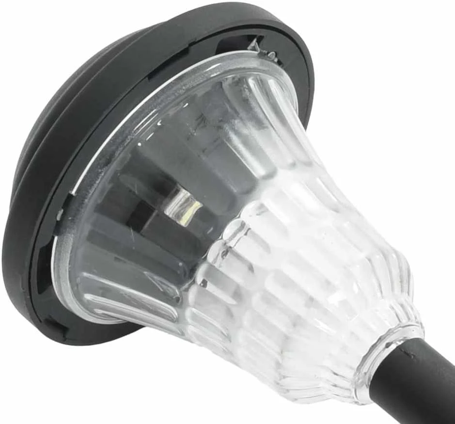 Solar Pathway šviestuvai su smaigaliais, 12vnt., baltos spalvos