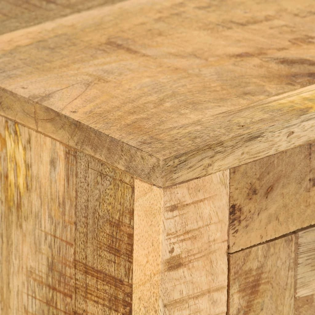 Šoninė spintelė, 110x30x74cm, neapdorota mango mediena