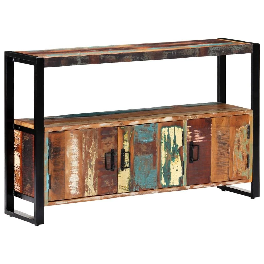Šoninė spintelė, 120x30x75cm, perdirbtos medienos masyvas