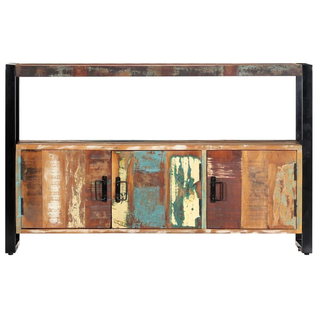 Šoninė spintelė, 120x30x75cm, perdirbtos medienos masyvas
