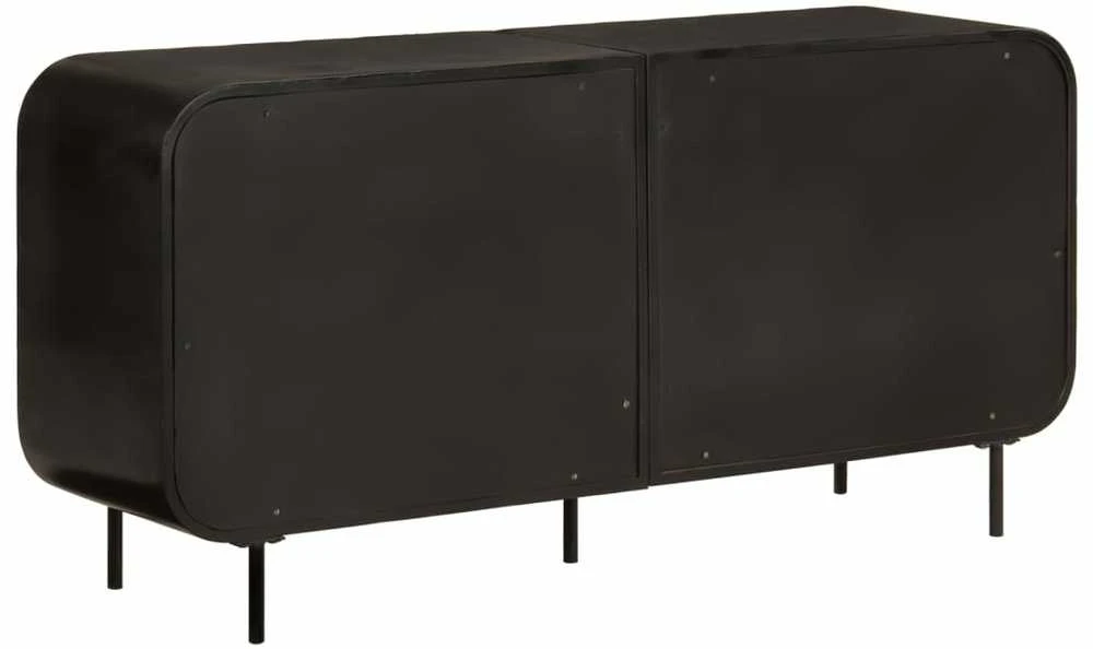 Šoninė spintelė, 140x35x70cm, perdirbta mediena ir metalas