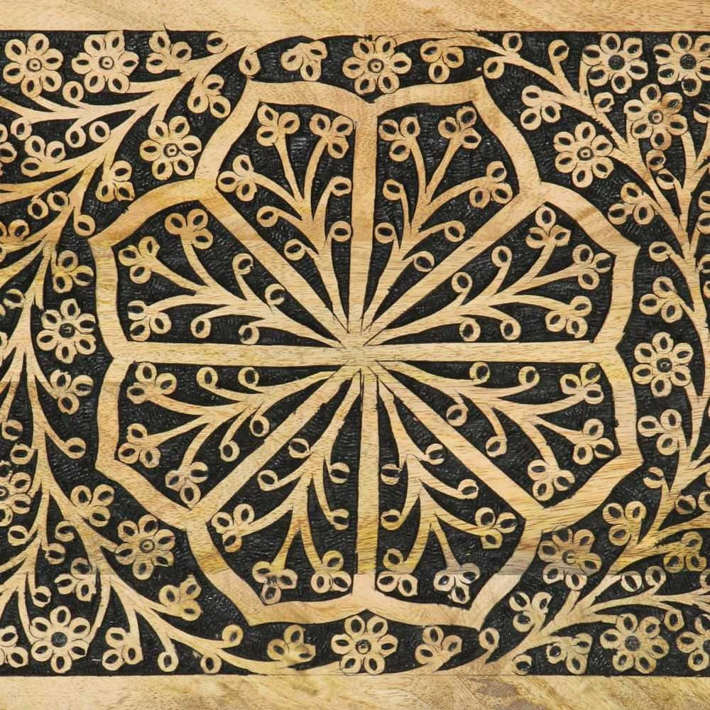 Šoninė spintelė, 80x33x75cm, mango medienos masyvas