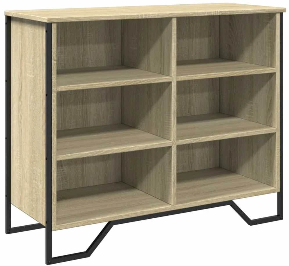 Šoninė spintelė, ąžuolo, 91x35,5x74,5cm, apdirbta mediena