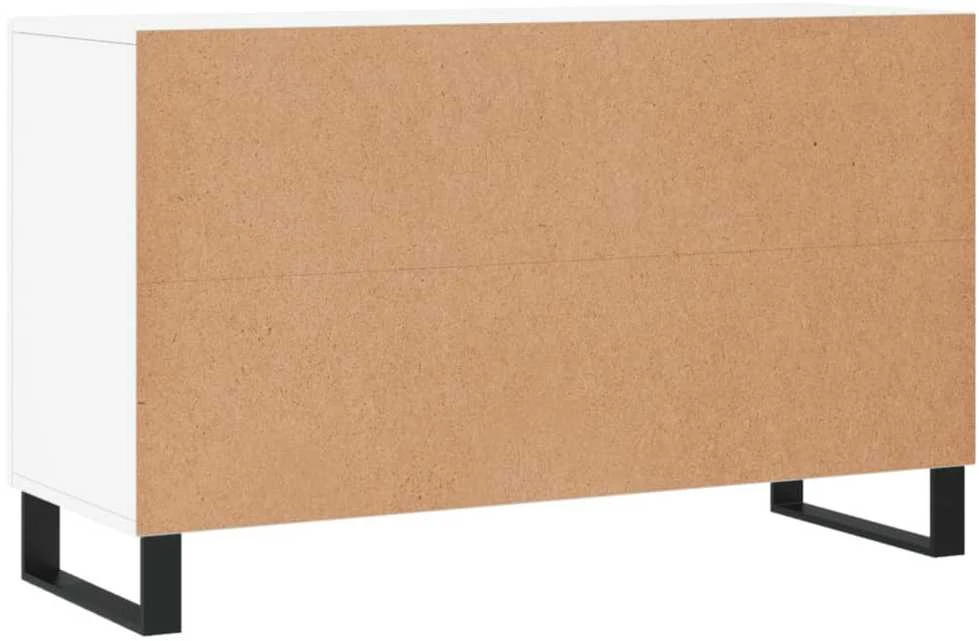 Šoninė spintelė, baltos spalvos, 100x36x60cm, apdirbta mediena