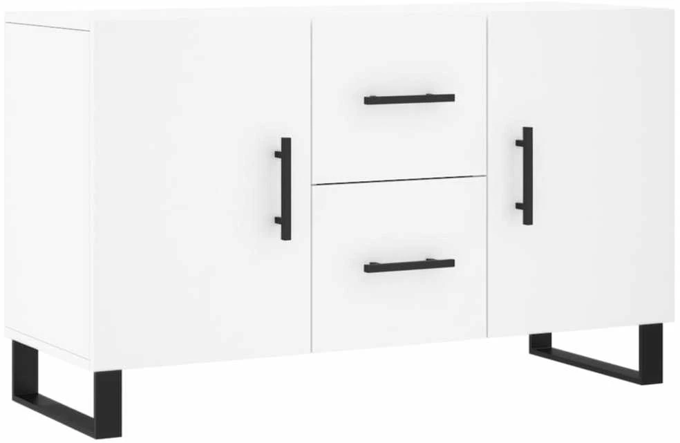 Šoninė spintelė, baltos spalvos, 100x36x60cm, apdirbta mediena