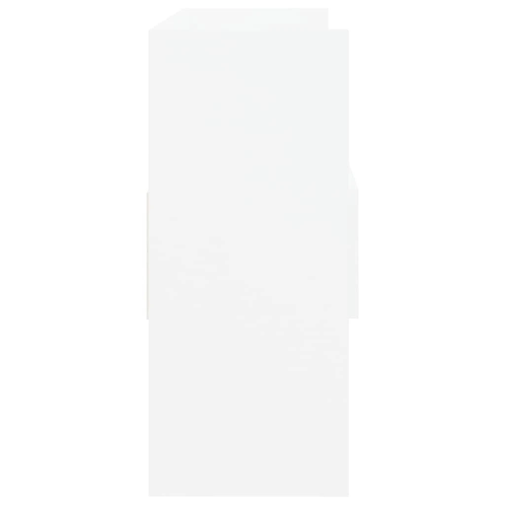 Šoninė spintelė, baltos spalvos, 105x30x70cm, apdirbta mediena