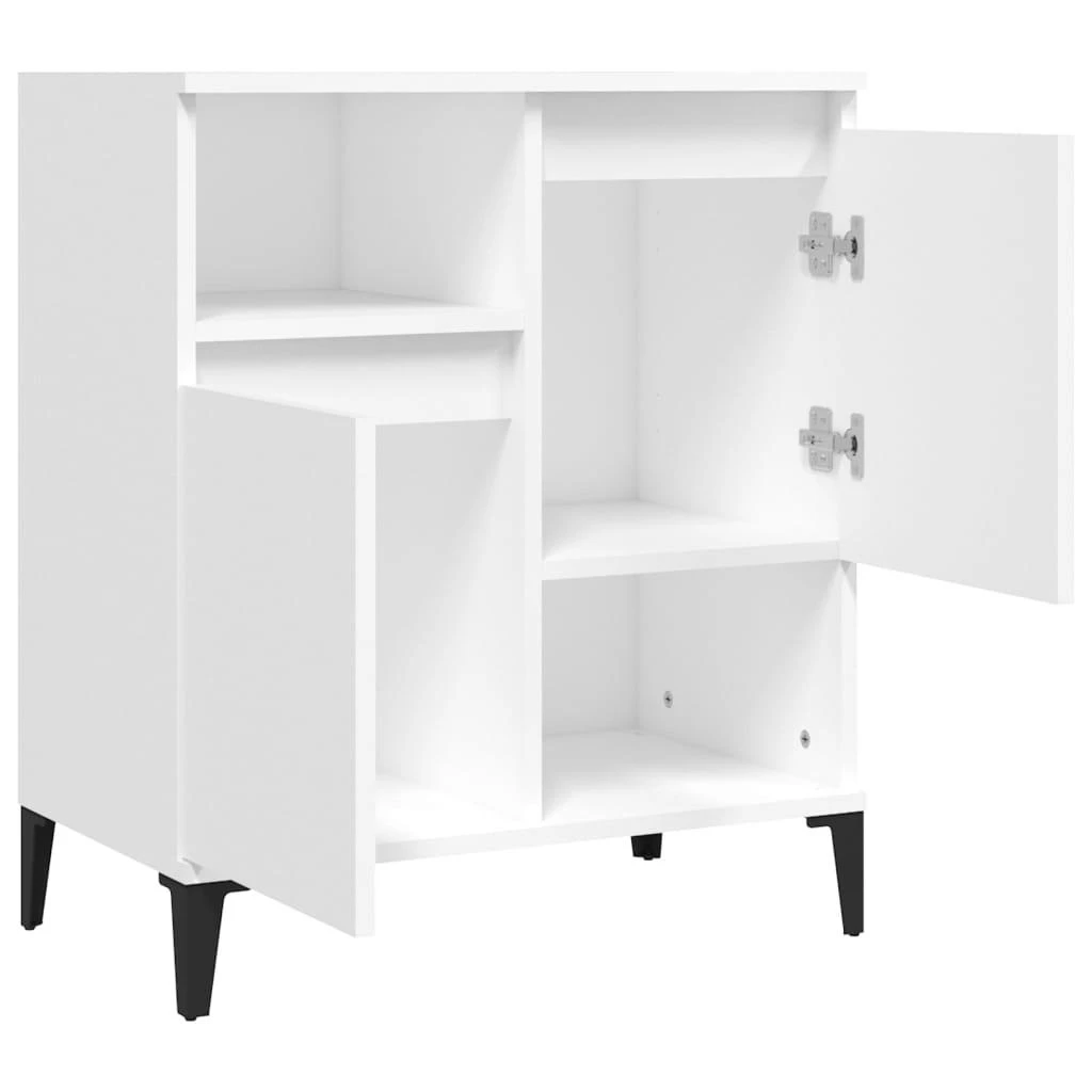 Šoninė spintelė, baltos spalvos, 60x35x70cm, apdirbta mediena