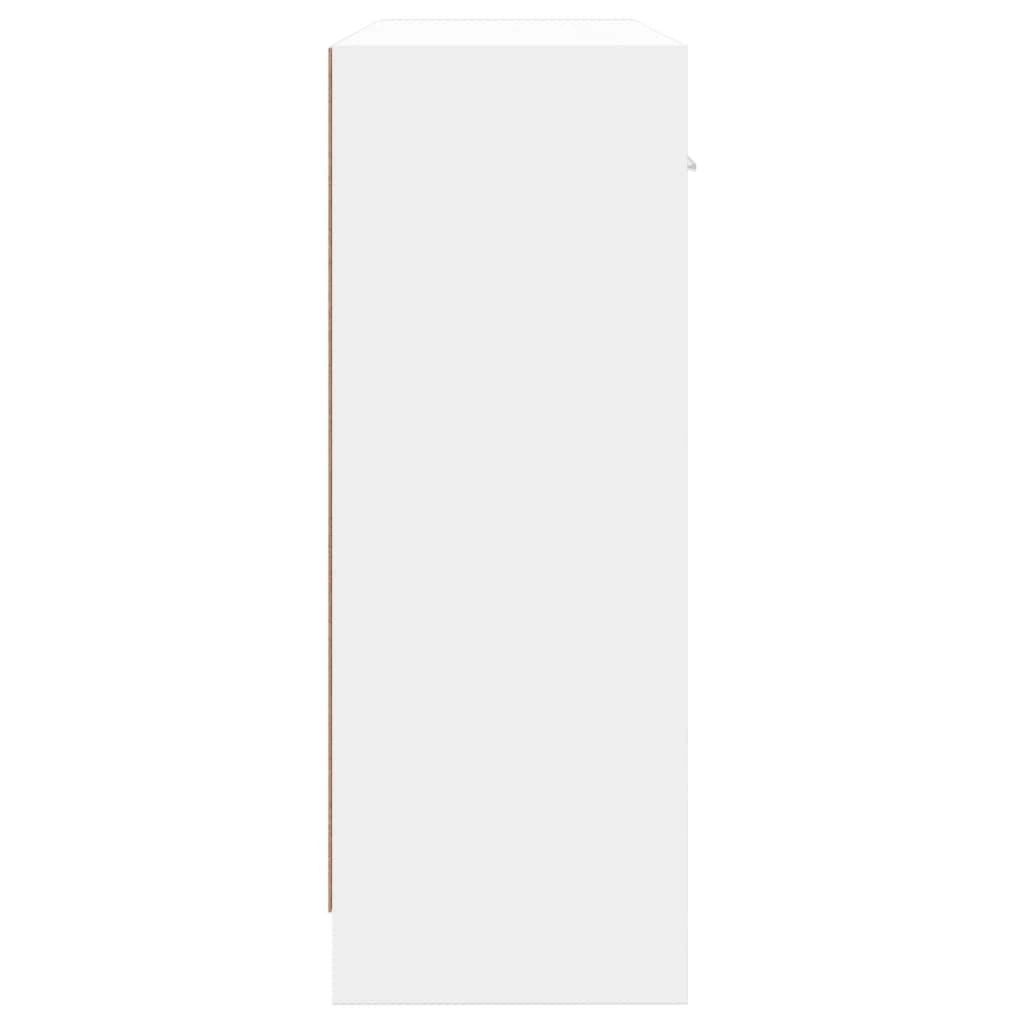 Šoninė spintelė, baltos spalvos, 91x28x75cm, apdirbta mediena