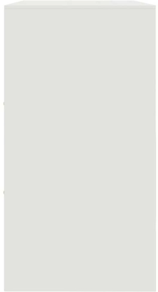 Šoninė spintelė, baltos spalvos, 99x39x73cm, plienas