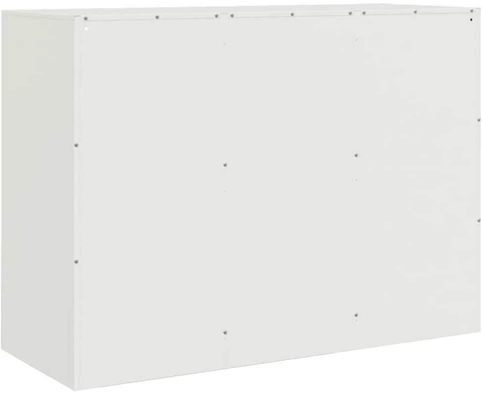 Šoninė spintelė, baltos spalvos, 99x39x73cm, plienas