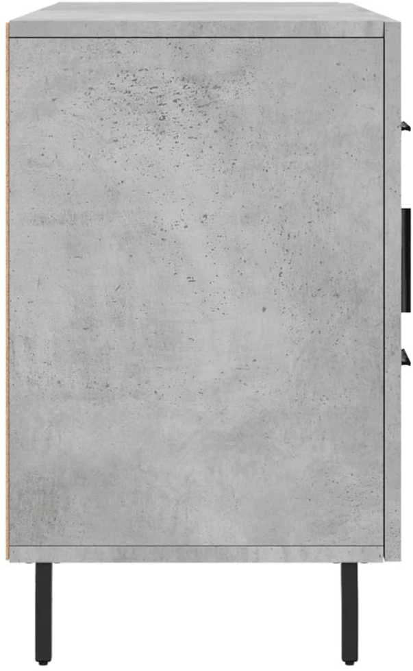Šoninė spintelė, betono pilka, 100x36x60cm, apdirbta mediena