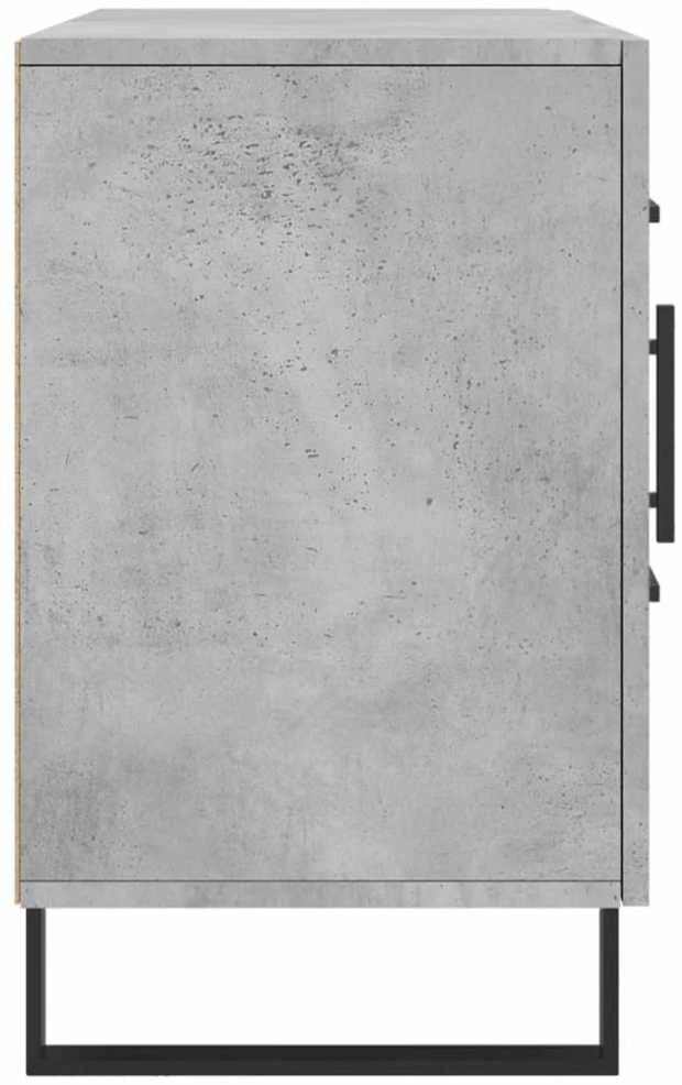 Šoninė spintelė, betono pilka, 100x36x60cm, apdirbta mediena