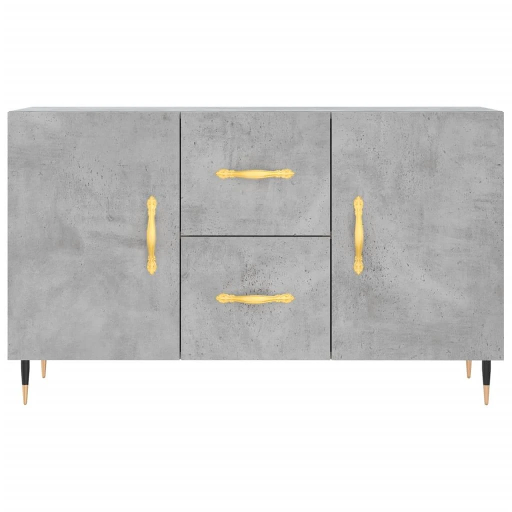 Šoninė spintelė, betono pilka, 100x36x60cm, apdirbta mediena