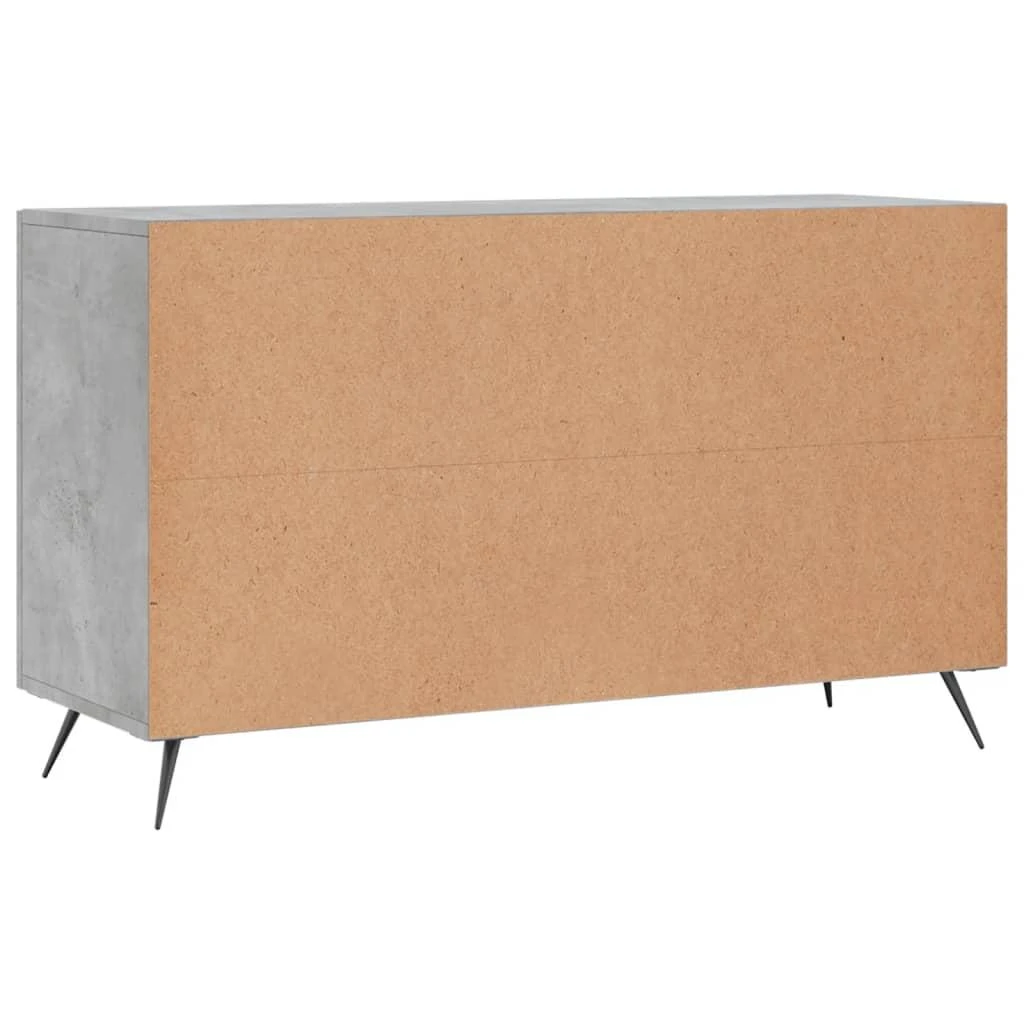 Šoninė spintelė, betono pilka, 100x36x60cm, apdirbta mediena