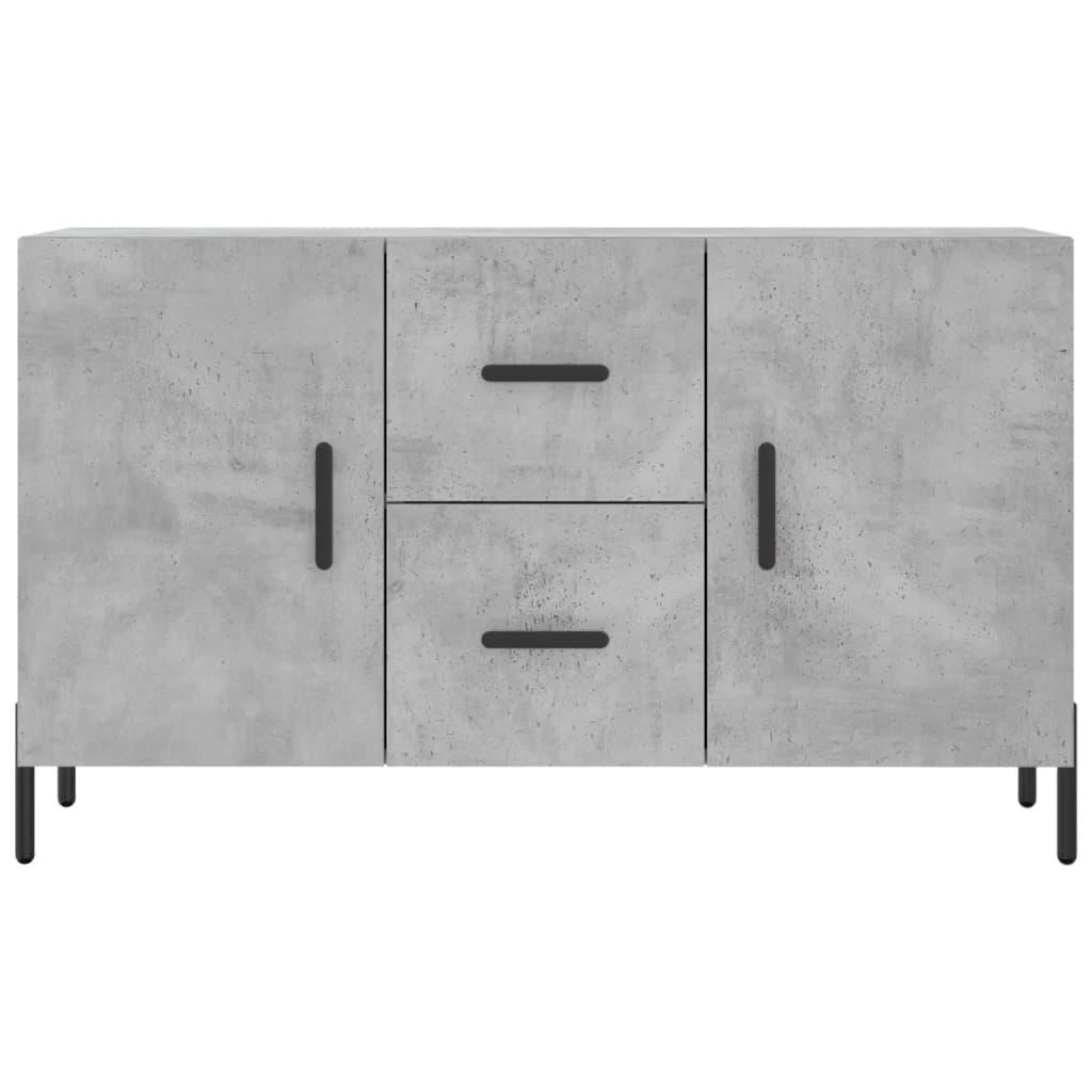 Šoninė spintelė, betono pilka, 100x36x60cm, apdirbta mediena