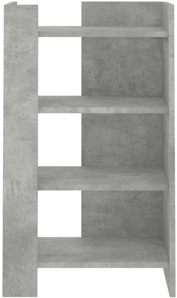Šoninė spintelė, betono pilka, 45x35x75cm, apdirbta mediena
