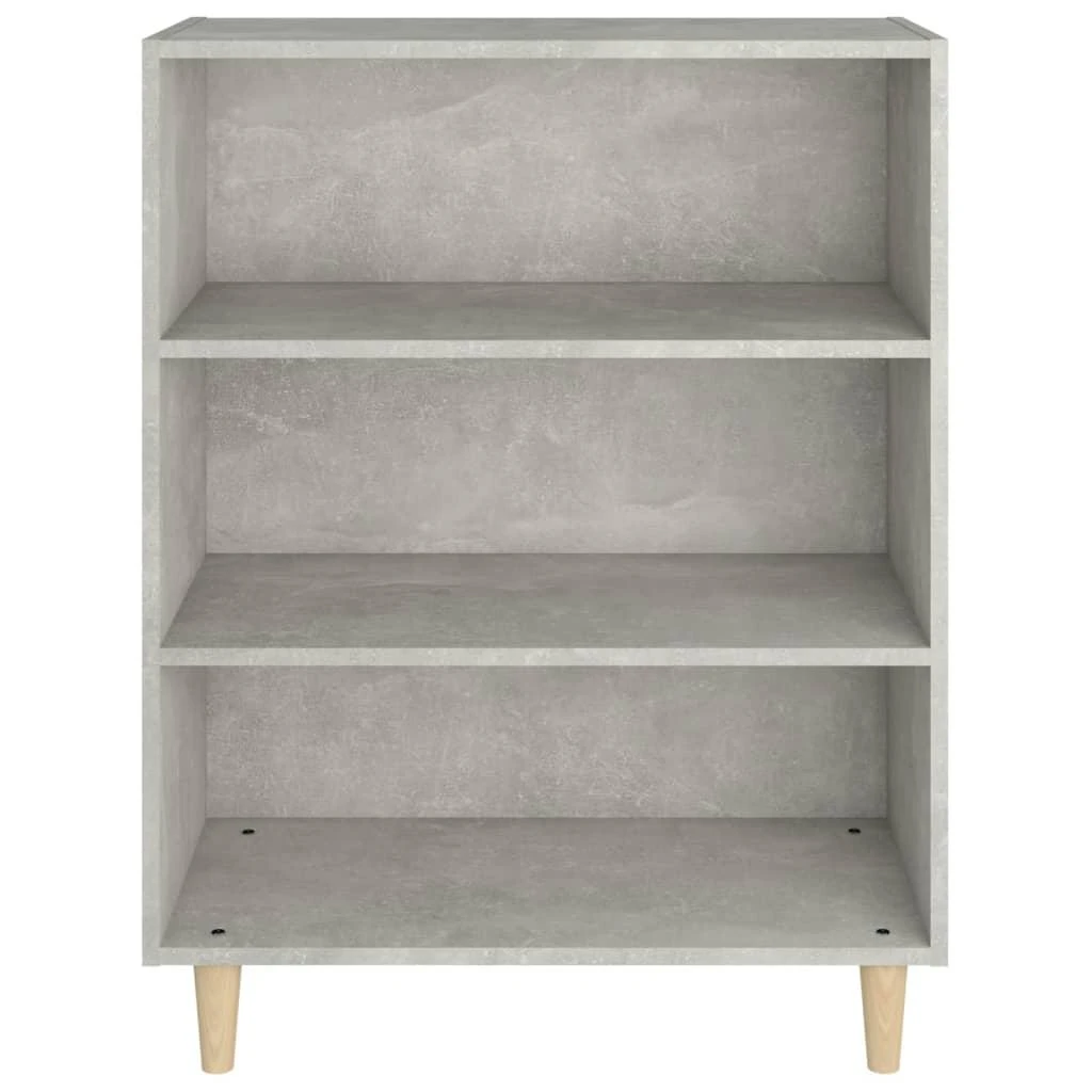 Šoninė spintelė, betono pilka, 69,5x32,5x90cm, apdirbta mediena