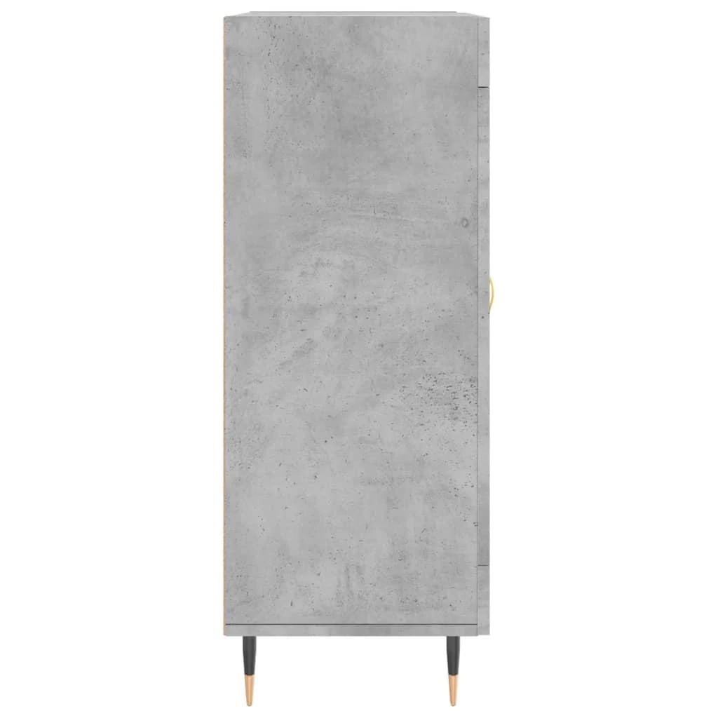 Šoninė spintelė, betono pilka, 69,5x34x90cm, apdirbta mediena