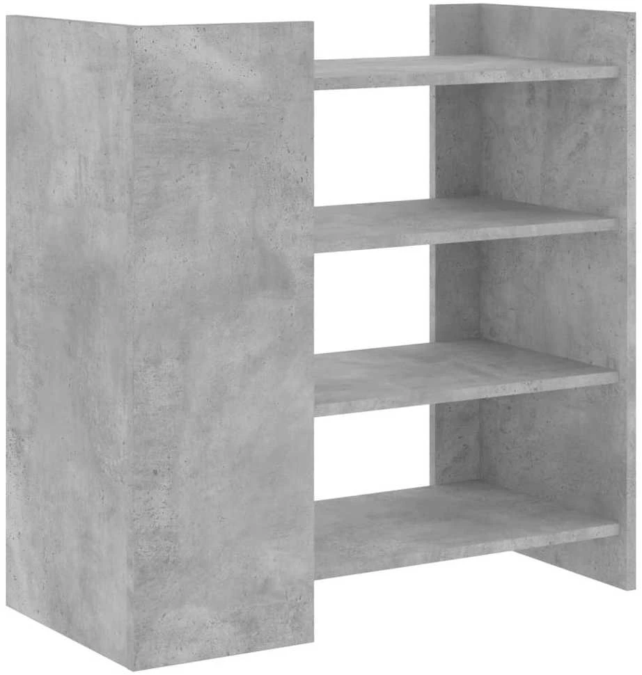 Šoninė spintelė, betono pilka, 73,5x35x75cm, apdirbta mediena