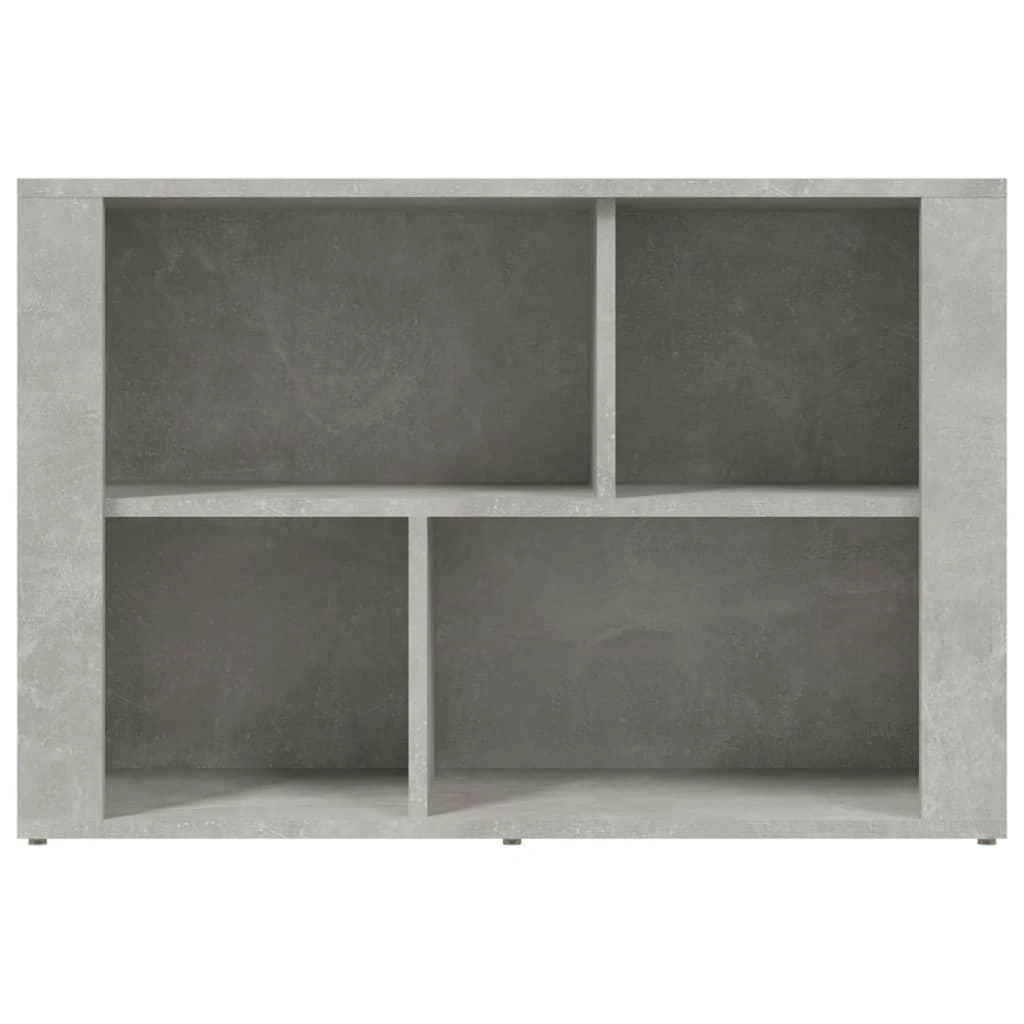 Šoninė spintelė, betono pilka, 80x30x54cm, apdirbta mediena
