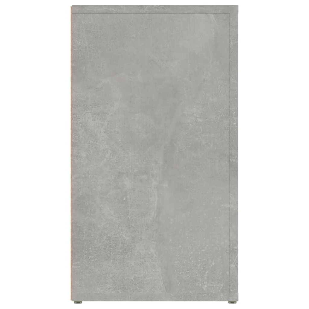 Šoninė spintelė, betono pilka, 80x30x54cm, apdirbta mediena