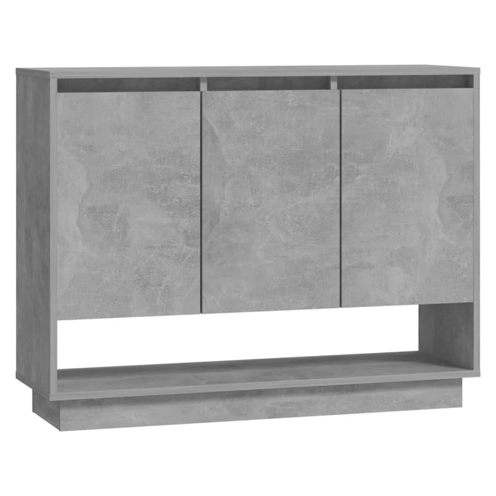 Šoninė spintelė, betono pilkos spalvos, 97x31x75cm, MDP