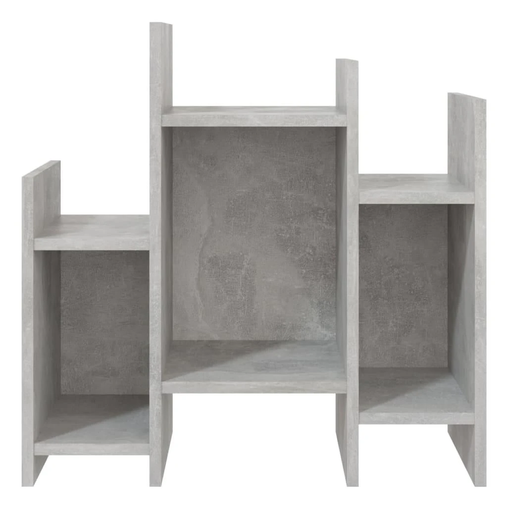 Šoninė spintelė, betono pilka, 60x26x60cm, apdirbta mediena