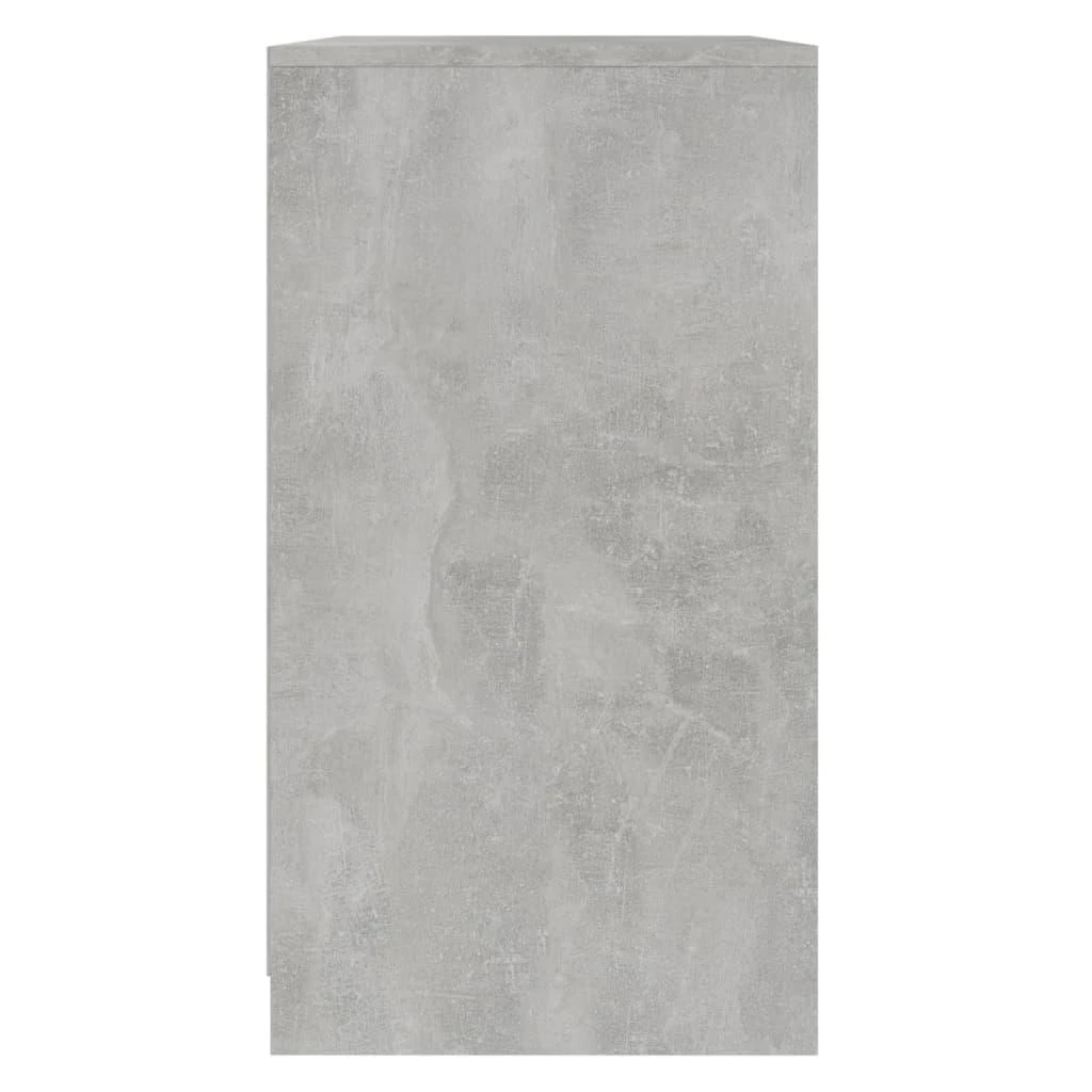 Šoninė spintelė, betono pilka, 70x40,5x75cm, apdirbta mediena